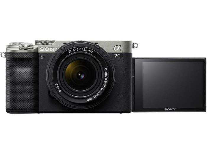 Sony Alpha 7C Full-Frame Compact Mirrorless Camera Kit - Silver (ILCE7CL/S)