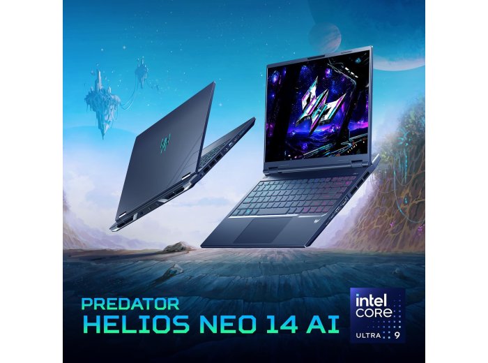 Acer Predator Helios Neo 14 AI Gaming Laptop | Intel Core Ultra 9 Processor 285H | NVIDIA GeForce RTX 5070 (798 AI Tops) | 14.5" WQXGA 165Hz G-SYNC Matte Display | 32GB RAM | 1TB SSD | PHN14-71-906J