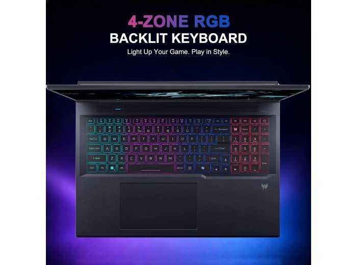 Acer Predator Helios Neo 18 AI Gaming Laptop 18" WQXGA IPS 240Hz Intel 24-core Ultra 9 275HX 64GB DDR5 4TB SSD GeForce RTX 5070 Ti (Up to 992 AI Tops) RGB Backlit Thunderbolt Win11 Pro ICP Accessory