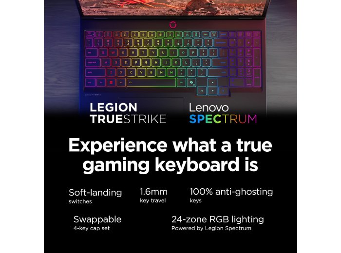Lenovo Legion 5i – Gaming Laptop - Intel® Core™ i7-14700HX - 15" 2.5K WQXGA PureSight OLED Display–165Hz Refresh Rate–NVIDIA® GeForce RTX™ 5070 – 16 GB Memory – 1 TB Storage – 3 Months of PC GamePass