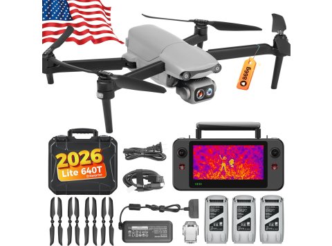 Autel Robotics EVO Lite 640T Enterprise Bundle, 866g Lightweight